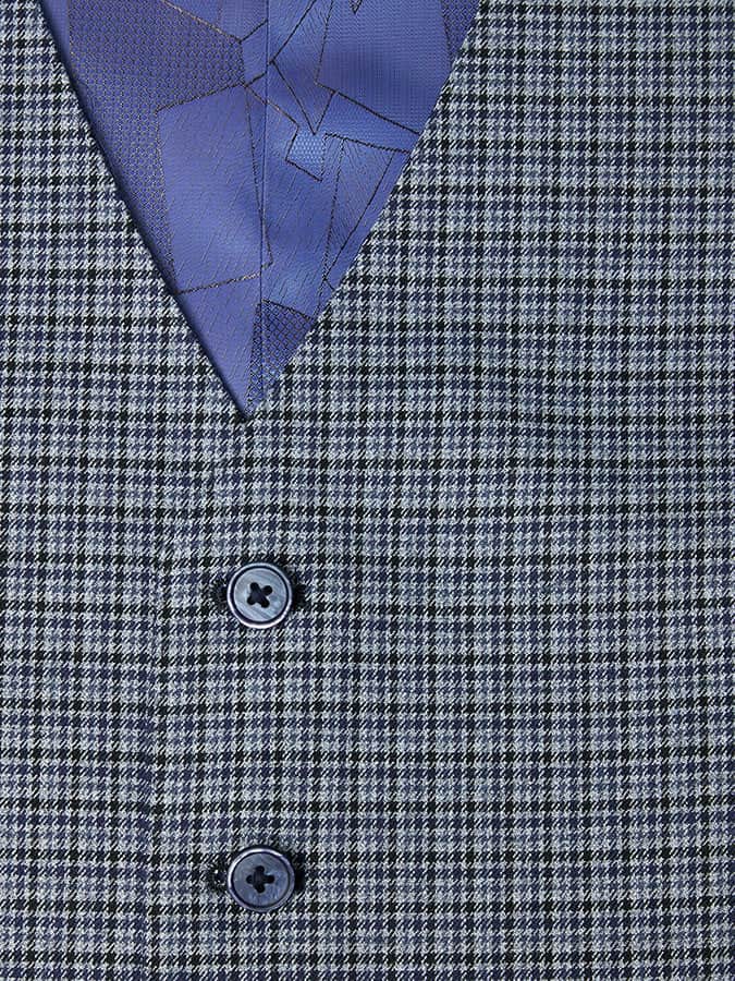 Remus Uomo Palucci Waistcoat 52176/06 Grey,Navy,Black