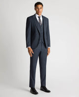 Remus Uomo Peppe Mix & Match Tapered Fit Suit Navy Check Northern