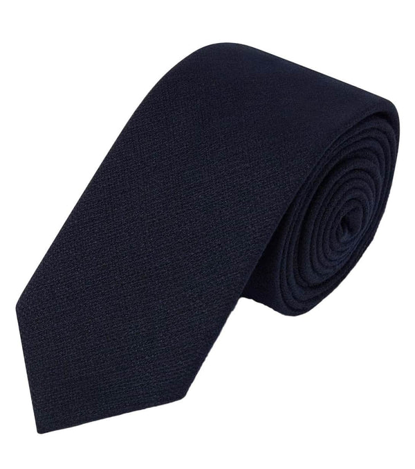 Remus Uomo Silk Tie & Pocket Square Set Navy Northern Ireland Belfast