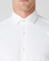 Remus Uomo Slim Fit Cotton Stretch Shirt White