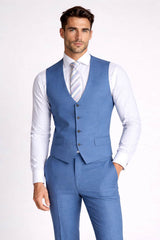 Remus Uomo Suit Massa 3 Piece Mix & Match Blue Northern Ireland