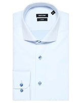 Remus Uomo Tapered Fit Cotton Stretch Shirt 18626-21 Sky Blue