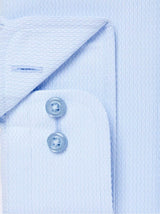 Remus Uomo Tapered Fit Long Sleeve Formal Shirt Light Blue Northern