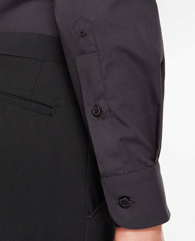 Remus Uomo Tapered Fit Shirt Seville Black