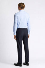 Remus Uomo Tapered Fit Stretch Dess Shirt 18626/23 Blue Northern