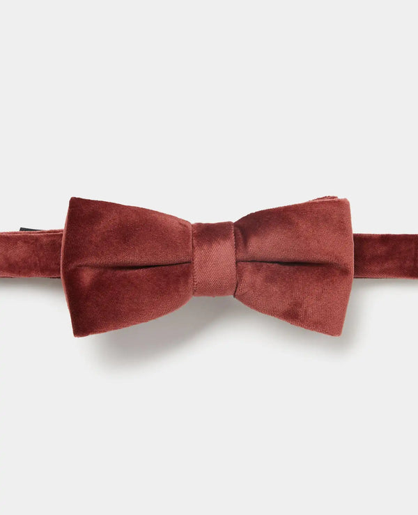 Remus Uomo Velvet Bow Tie Red Northern Ireland Belfast