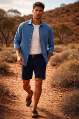 RM Williams Arno Regular Indigo Shirt Northern Ireland Belfast