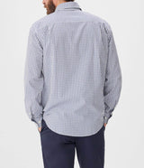 RM Williams Augusta Classic Poplin Shirt White/Blue Northern Ireland
