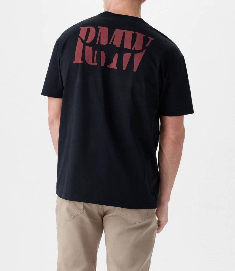 RM Williams Branded T-Shirt Black Northern Ireland Belfast
