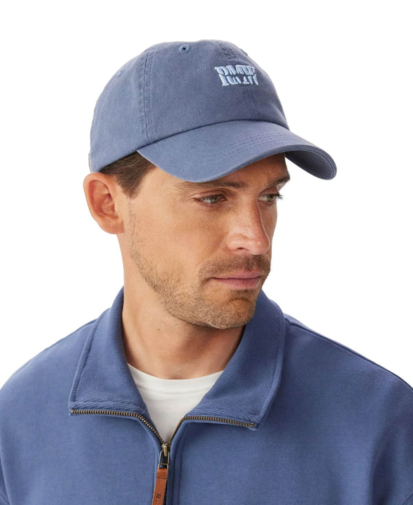 RM Williams Branded Twill Baseball Cap Blue Northern Ireland Belfast