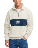 RM Williams Classic RMW Quarter Zip Sweatshirt Ecru Northern Ireland