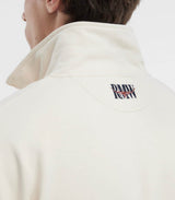 RM Williams Classic RMW Quarter Zip Sweatshirt Ecru Northern Ireland
