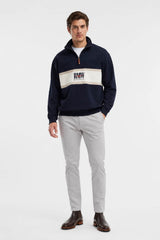 RM Williams Classic RMW Quarter Zip Sweatshirt Navy Northern Ireland