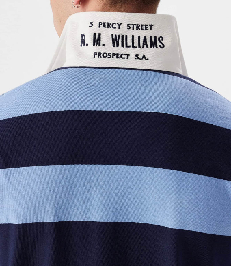 RM Williams Cradle Rugby Top Navy Blue Northern Ireland Belfast