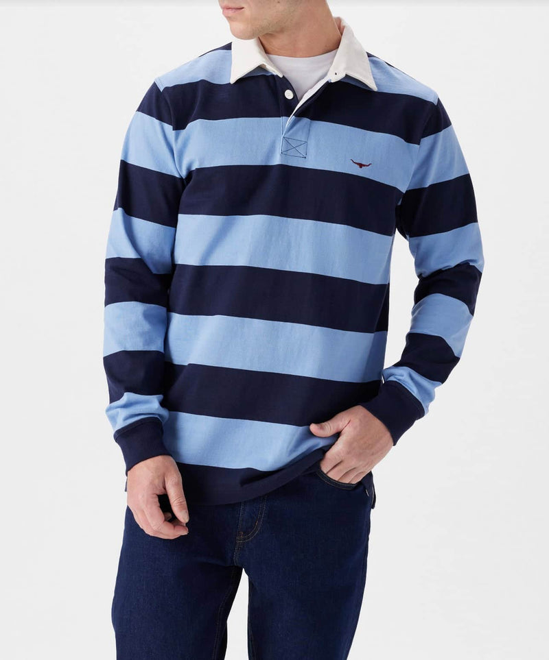 RM Williams Cradle Rugby Top Navy Blue Northern Ireland Belfast