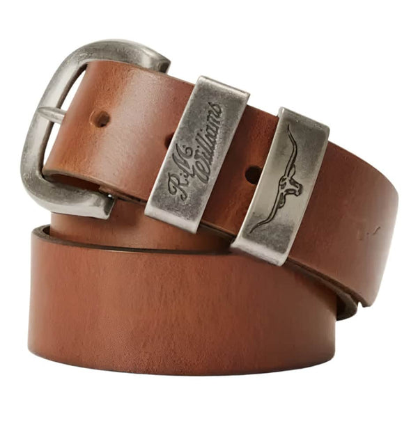 RM Williams Drover Belt Caramel/Silver Northern Ireland Belfast