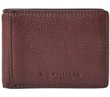 RM Williams Farrier Slim Bifold Wallet With Money Clip Whiskey