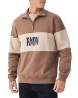 RM Williams Heritage 1/4 Zip Sweatshirt Mud Northern Ireland Belfast