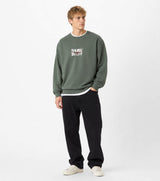 RM Williams Heritage Crew Sweatshirt Green Northern Ireland Belfast