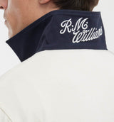 RM Williams Heritage Panel Rugby Top Ecru Navy Northern Ireland