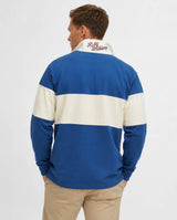 RM Williams Heritage Panel Rugby Top Mid Blue Northern Ireland Belfast