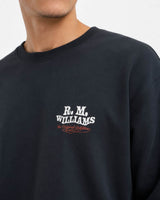 RM Williams Kandos Crew Sweatshirt Vintage Black Northern Ireland