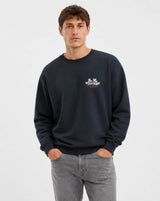 RM Williams Kandos Crew Sweatshirt Vintage Black Northern Ireland