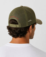 RM Williams Longhorn Trucker Cap Dark Olive Northern Ireland Belfast