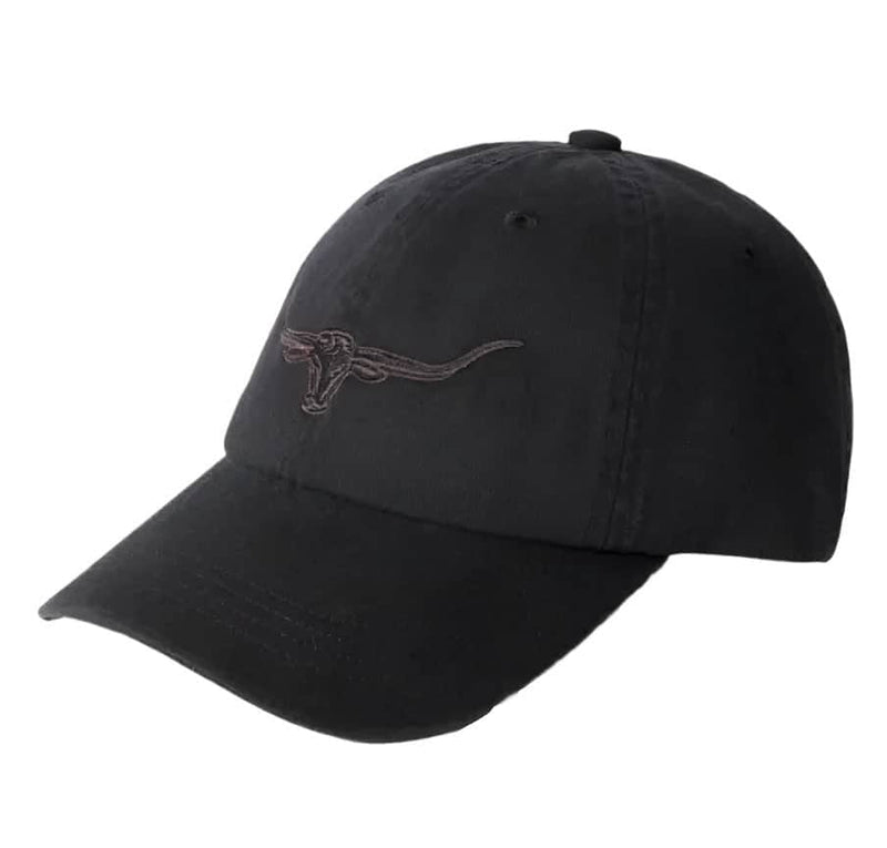 RM Williams Black cap with a logo on a white background
