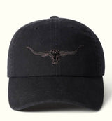 RM Williams Longhorn Twill Baseball Cap Black Northern Ireland Belfast