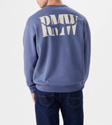 RM Williams Mens Branded Crew Sweatshirt Blue Northern Ireland Belfast