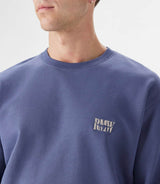 RM Williams Mens Branded Crew Sweatshirt Blue Northern Ireland Belfast