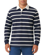RM Williams Mens Brunswick Rugby Top Navy/Sand Northern Ireland