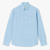 RM Williams Mens Collins Button Down Shirt Light Blue Northern