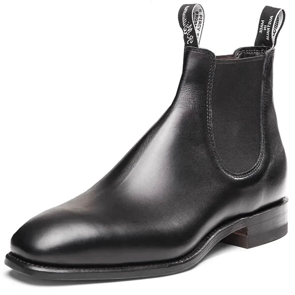 RM Williams Mens Comfort Craftsman Black Yearling Northern Ireland