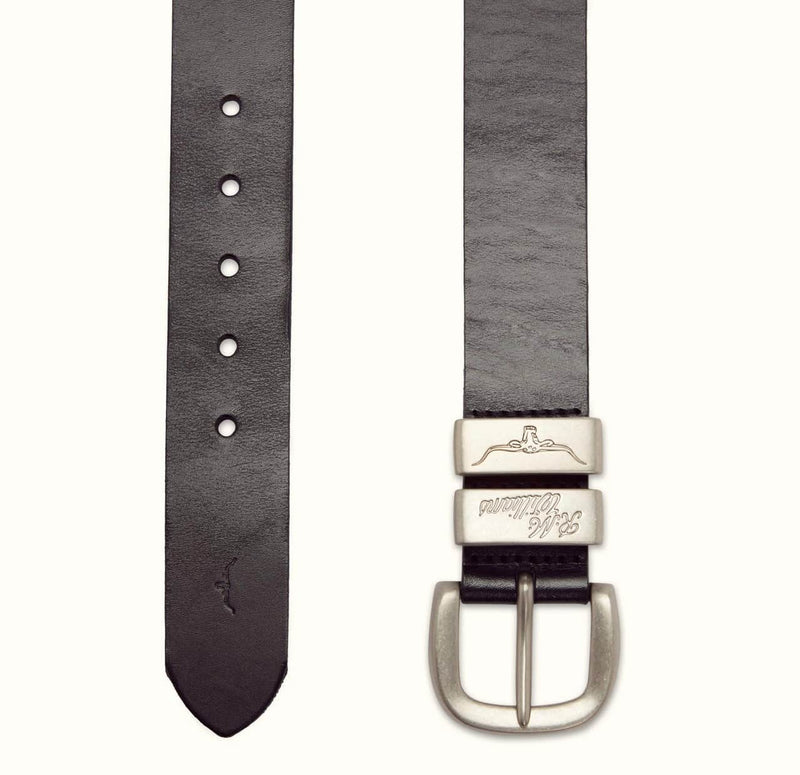 RM Williams Mens Drover Belt Black Northern Ireland Belfast