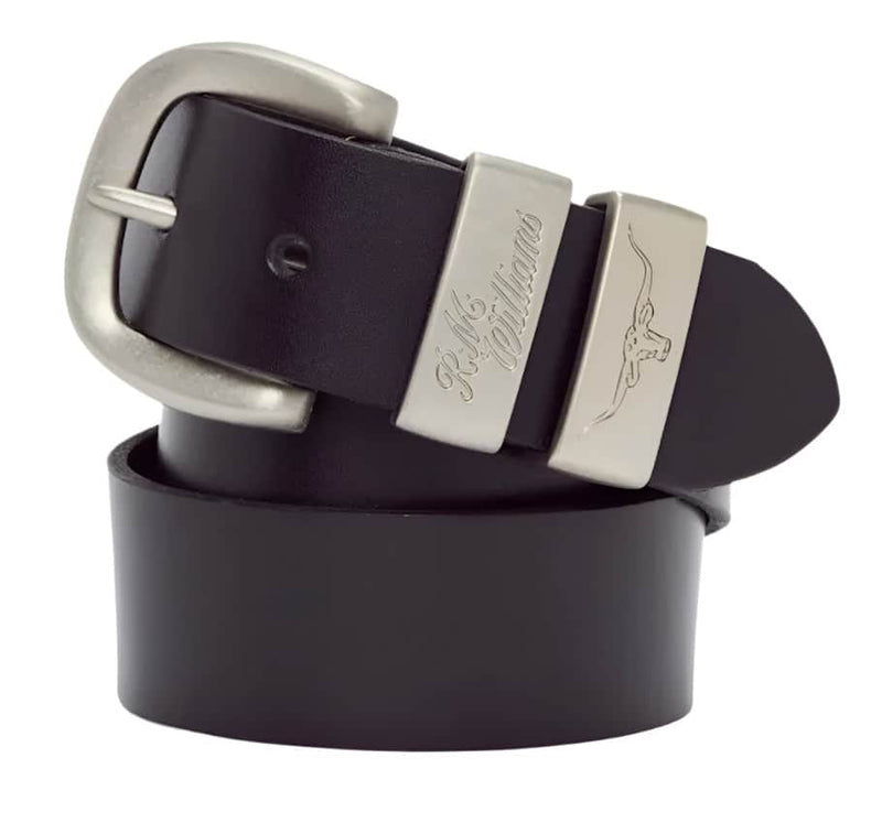 RM Williams Mens Drover Belt Black Northern Ireland Belfast