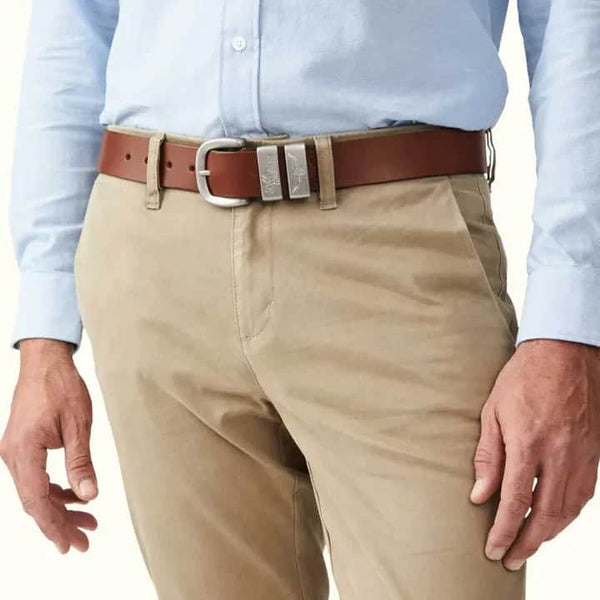 RM Williams Mens Drover Belt Dark Tan Northern Ireland Belfast