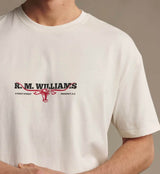 RM Williams Mens Holt T-Shirt Vintage White Northern Ireland Belfast