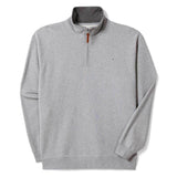 RM Williams Mens Mulyungarie Half Zip Sweatshirt Grey Marle Northern