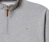 RM Williams Mens Mulyungarie Half Zip Sweatshirt Grey Marle Northern