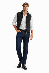 RM Williams Mens Rydal Gilet Black Northern Ireland Belfast