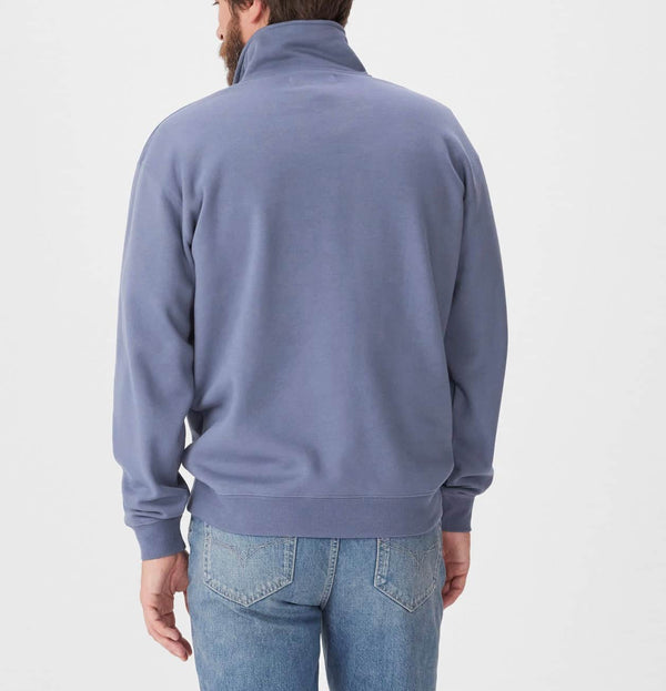 RM Williams Mulyungarie 1/4 Zip Sweatshirt Vintage Indigo Blue