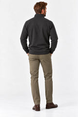 RM Williams Mulyungarie Half Zip Sweatshirt Charcoal Northern Ireland