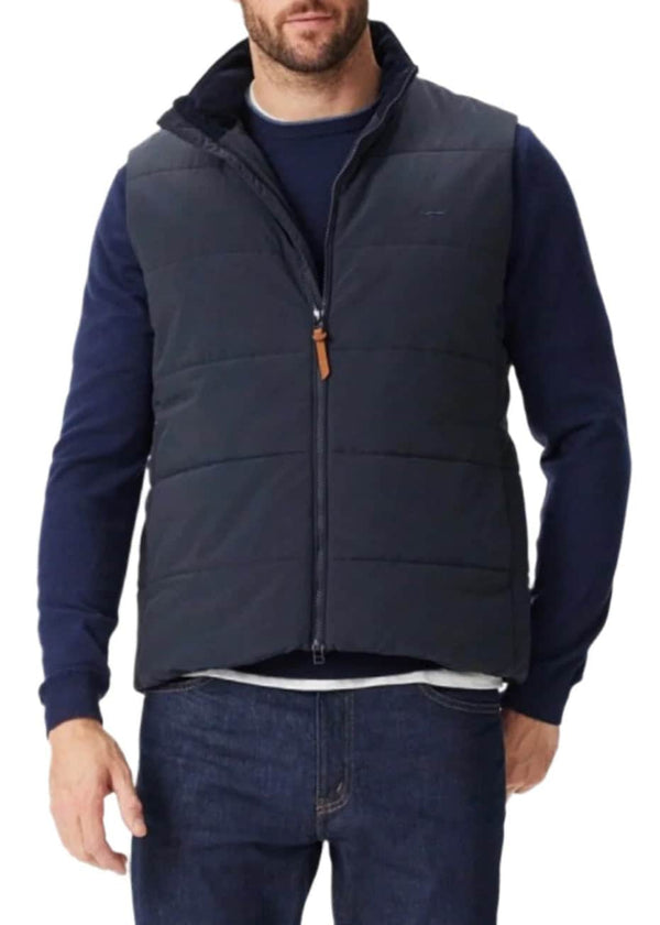 RM Williams Padstow Primaloft Fill Vest Gilet Navy Northern Ireland