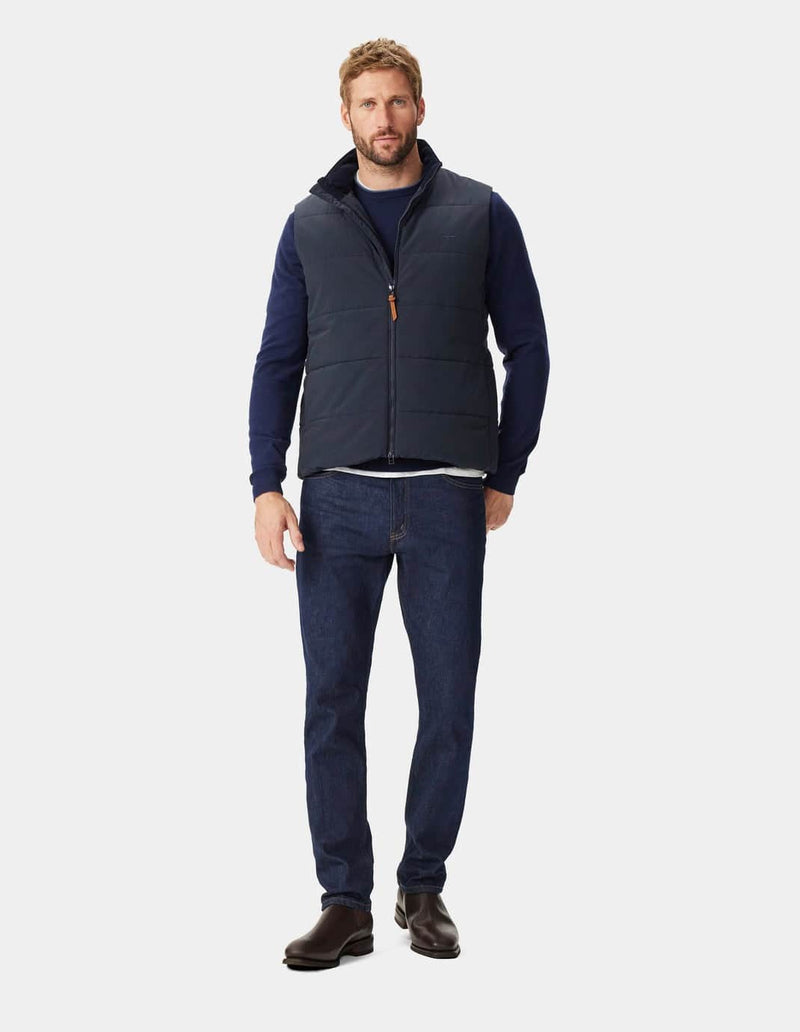 RM Williams Padstow Primaloft Fill Vest Gilet Navy Northern Ireland