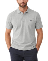RM Williams Rod Polo Shirt Grey Marle Northern Ireland Belfast