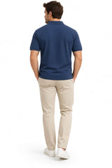 RM Williams Rod Polo Shirt Worker Blue Northern Ireland Belfast