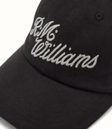 RM Williams Script Baseball Cap Black/Silver Northern Ireland Belfast