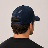 RM Williams Steershead Trucker Cap Washed Navy Northern Ireland
